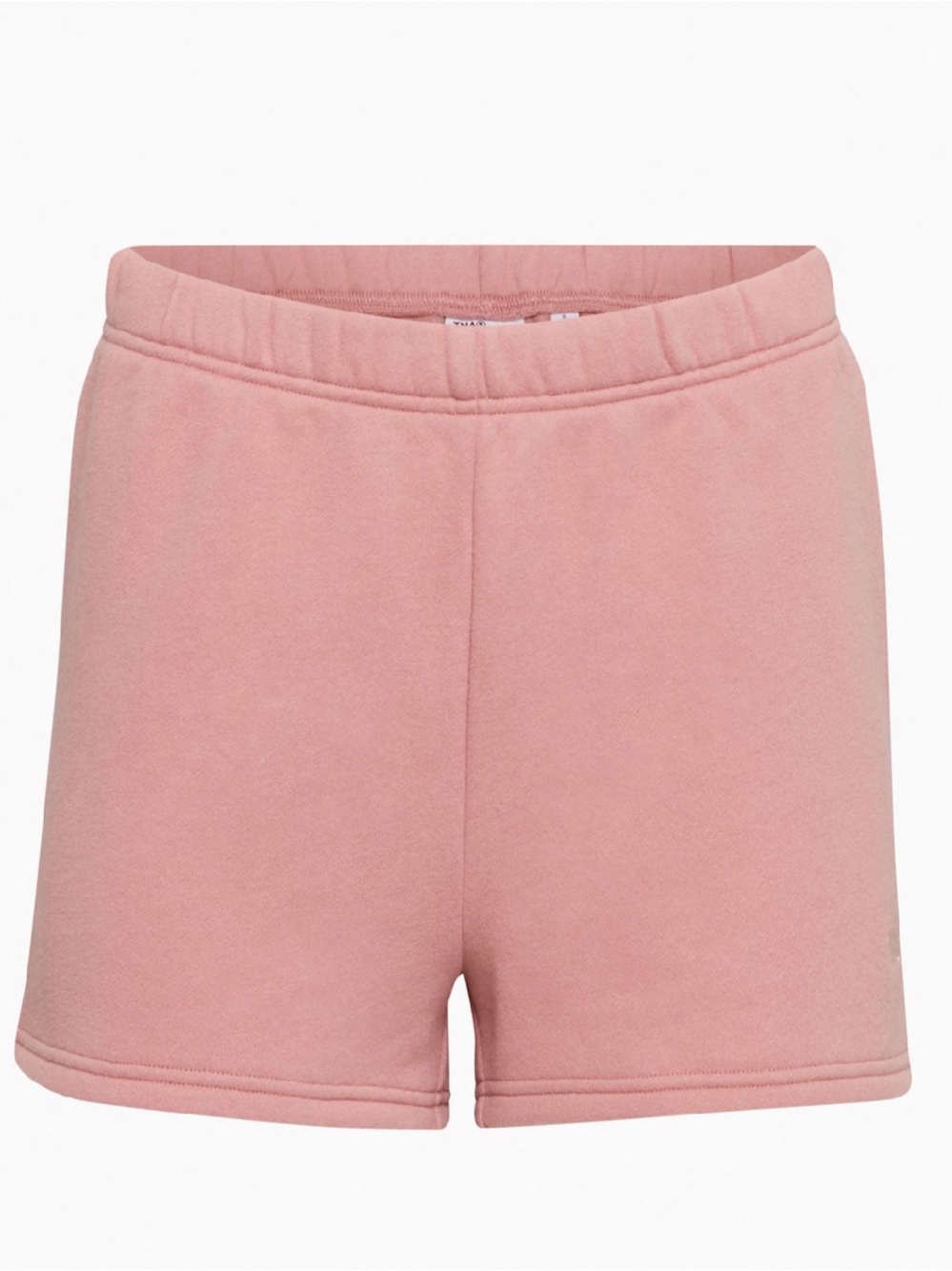 Cozy Sweatfleece Perfect Hi-Rise Mini Shorts in Ashy Pink